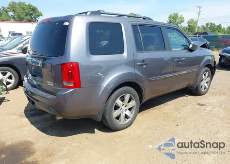 2014 Honda Pilot Touring from USA, damaged, VIN 5FNYF4H97EB016894